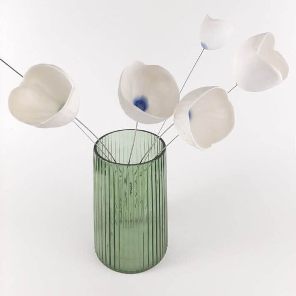 Kwiat porcelanowy ANEMON duży